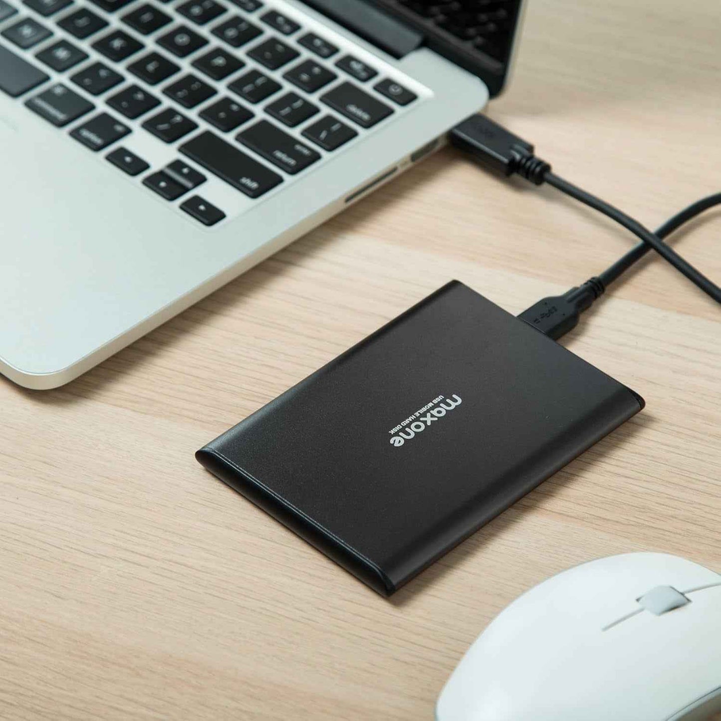 Disque Dur Externe Portable 1To 2.5" USB 3.0 Ultra Fin Aluminium | Stockage Et Sauvegarde Pour PC, Mac, Laptop, Xbox One, PS4, Wii U, TV, Windows (1000Go, Gris)