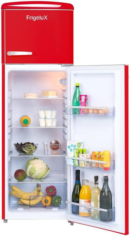 Réfrigérateur Retro Vintage Rouge 2 Portes RFDP246RRA++ 245L