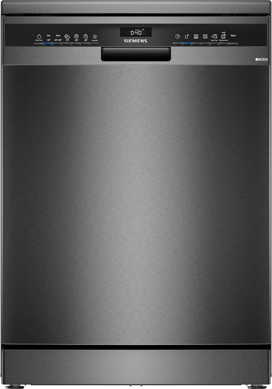 Lave Vaisselle 60 Cm SN23EC03ME, Iq300, Variospeed Plus, Black Steel