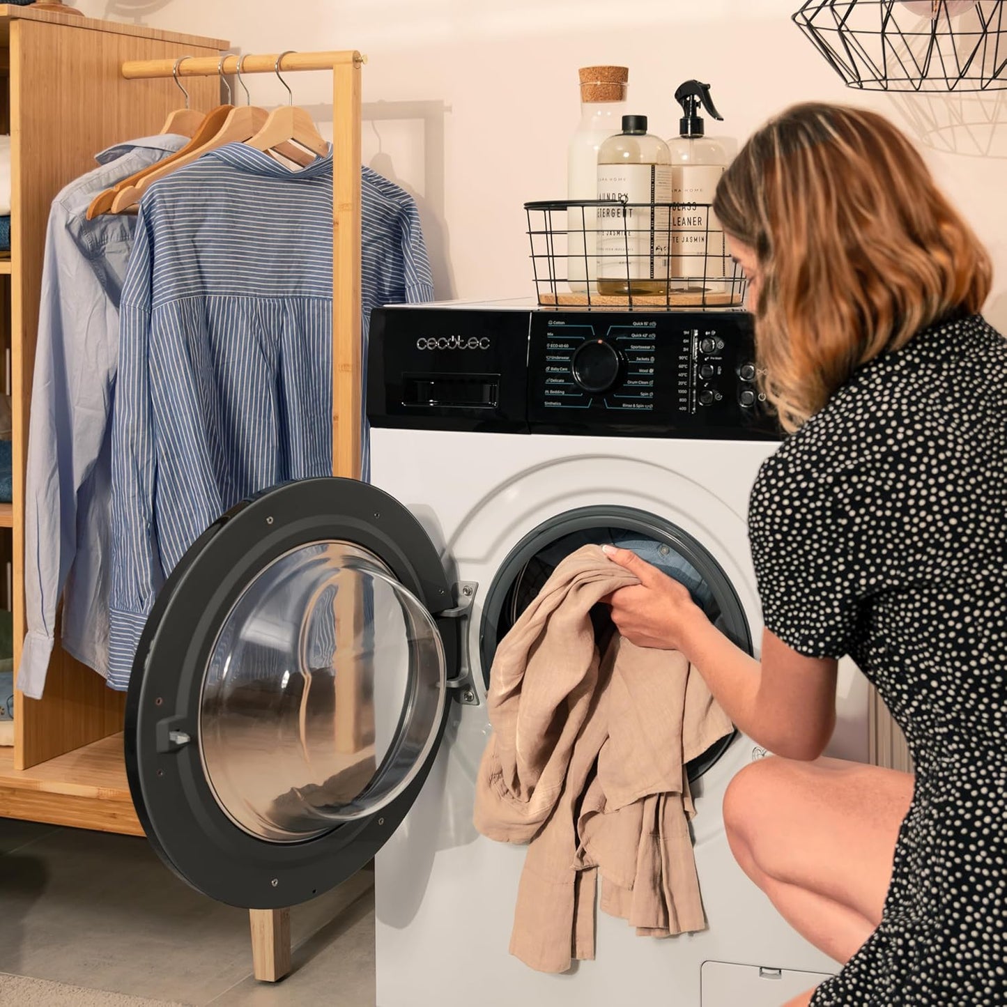 Lave-Linge 6 Kg Bolero Dresscode 620 E. Chargement Frontal, 1000 RPM, Faible Consommation D'Énergie, Drumclean, 15 Programmes, Kidlock, Prewash, Stérilisation 60ºc, Prrogramme Rapide 15'