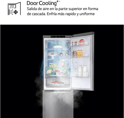 GBB71PZVCN1 Réfrigérateur Combi Door Cooling+ Réfrigérateur Et Congélateur 2 Portes Série 700 Classe C Capacité 374L 1.86 Inox Anti-Traces De Doigts