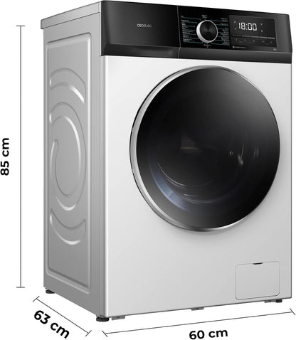Lavadora Bolero Dresscode 10500 Inverter A. Lavadora De 10 Kg Blanca, 1400 Rpm, Motor Inverter Plus, Vapor, Clase A.