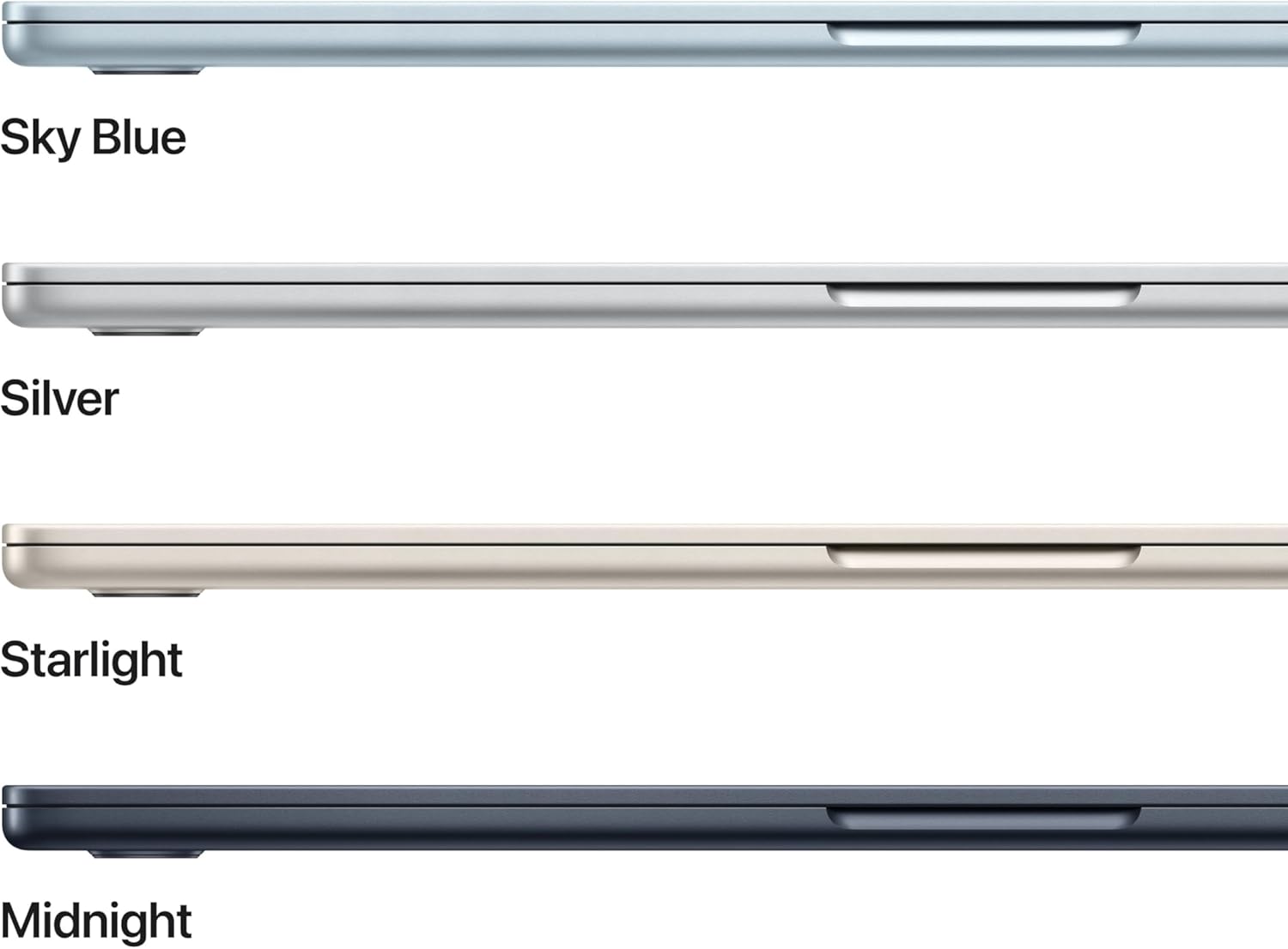 Apple 2026 MacBook Air 15-inch Laptop with M5 chip: Built for AI, 15.3-inch Liquid Retina Display, 16GB Unified Memory, 512GB SSD, 12MP Center Stage Camera, Touch ID, Wi-Fi 7; Midnight