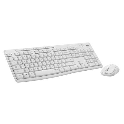 Logitech MK295 Silent wireless mouse and keyboard set | SilentTouch, standard numeric keypad, wireless, 90% less noise, AZERTY French-Graphite