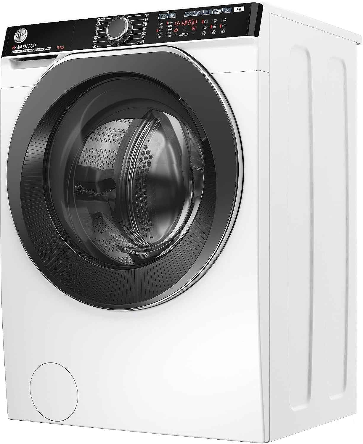 H-WASH 500 HWP 411AMBC/1-S Machine À Laver, Classe D'Efficacité Énergétique A, Capacité 11 Kg, Moteur Eco-Power Inverter, Système Power Care, Système Activesteam/Hon, Wi-Fi + Bluetooth