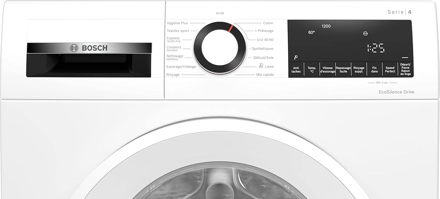 WGG04209FR - Lave-Linge Front - Série 4 - Ecosilence Drive - 9 Kg - 1200 Trs/Min - 63 L - Blanc