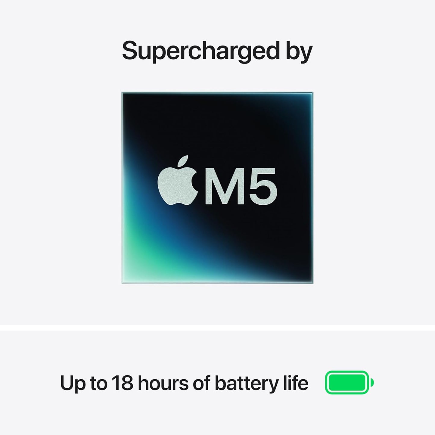 Apple 2026 MacBook Air 15-inch Laptop with M5 chip: Built for AI, 15.3-inch Liquid Retina Display, 16GB Unified Memory, 512GB SSD, 12MP Center Stage Camera, Touch ID, Wi-Fi 7; Midnight