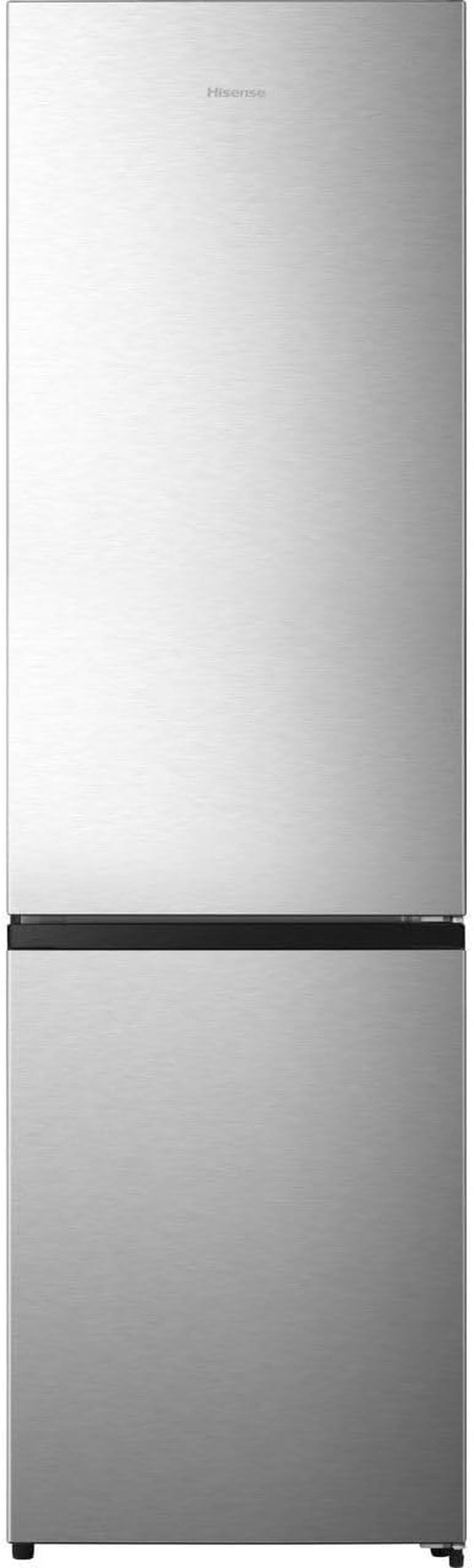 Hisense RB440N4ACA - Réfrigérateur Combi, Classe A, Capacité 336 L, Multi-Air Flow, Micro Vents, Refroidissement Rapide, Total Sans Gel, Porte Réversible, Inox