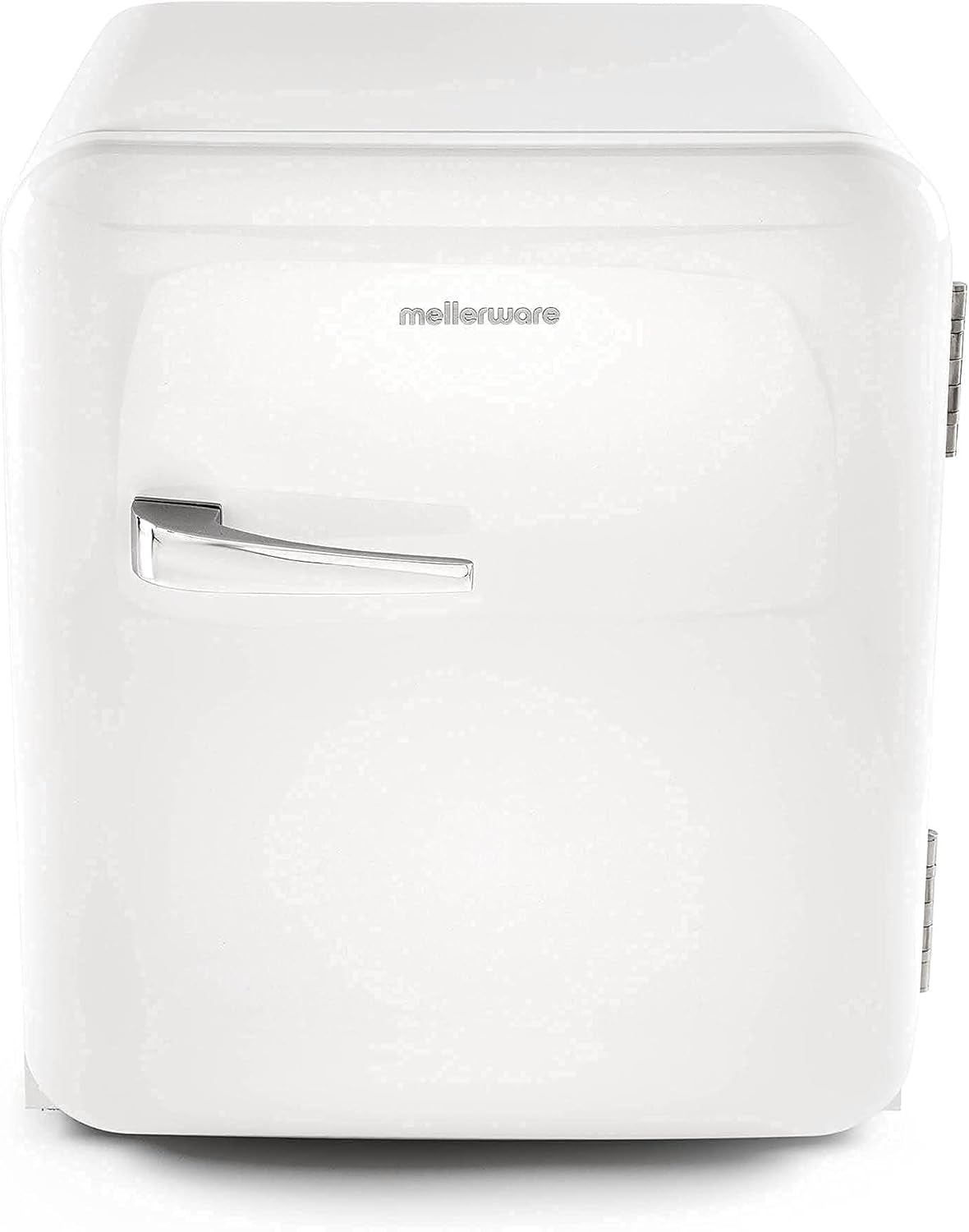 - Mini Réfrigérateur Freezy | Classe A+ | Température Réglable | Design Vintage Américain | Petit Réfrigérateur À Porte Unique | 2 Compartiments + 1 Vertical Eau Ou Vin | Blanc