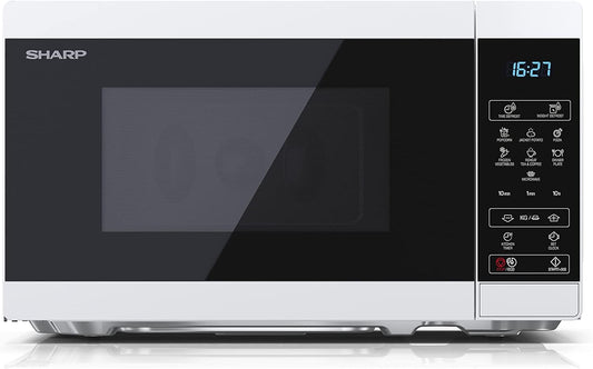 YC-MS02E-W Micro-Onde Comptoir Micro-Ondes Uniquement 20 L 800 W Noir, Blanc