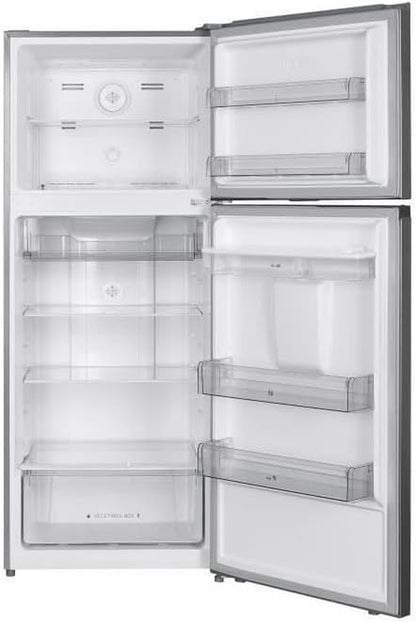 Réfrigérateur Congélateur Haut - CONTINENTAL EDISON - 413L - Total No Frost - Inox - L70 Cm X H 178 Cm