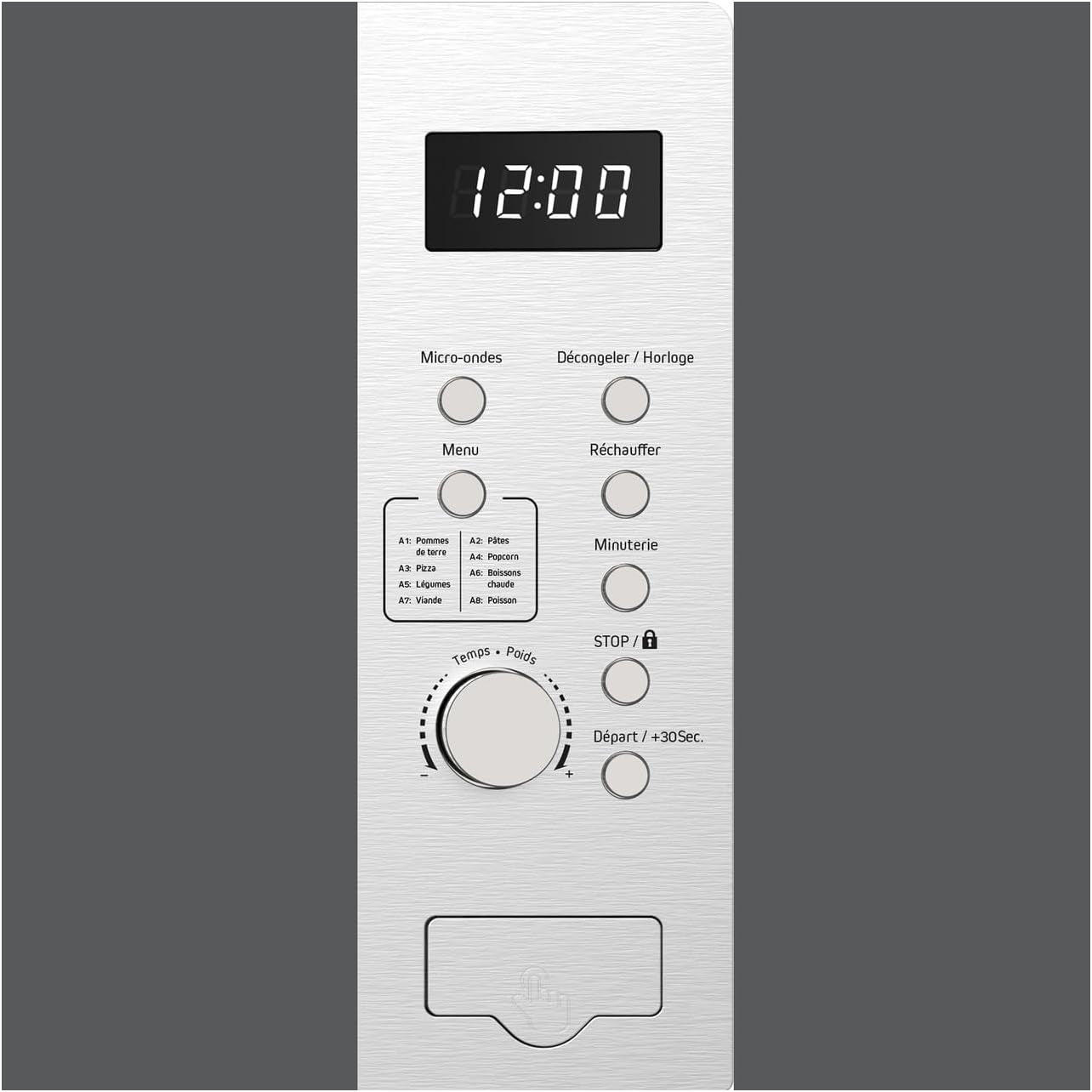 - SE2500X - Micro Onde Pose Libre - 900W - 25L - Cavité Peinte - Minuterie 60 Minutes - 8 Programmes Automatiques - PT 31,5Cm - Inox