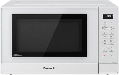 NN-ST45KWEPG Four À Micro-Ondes À Inverter Avec Plateau Tournant, 32 Litres, Acier Inoxydable, 1000 W, 21 Programmes Automatiques, 7 Niveaux De Puissance, Écran LCD, Menu Junior, Blanc