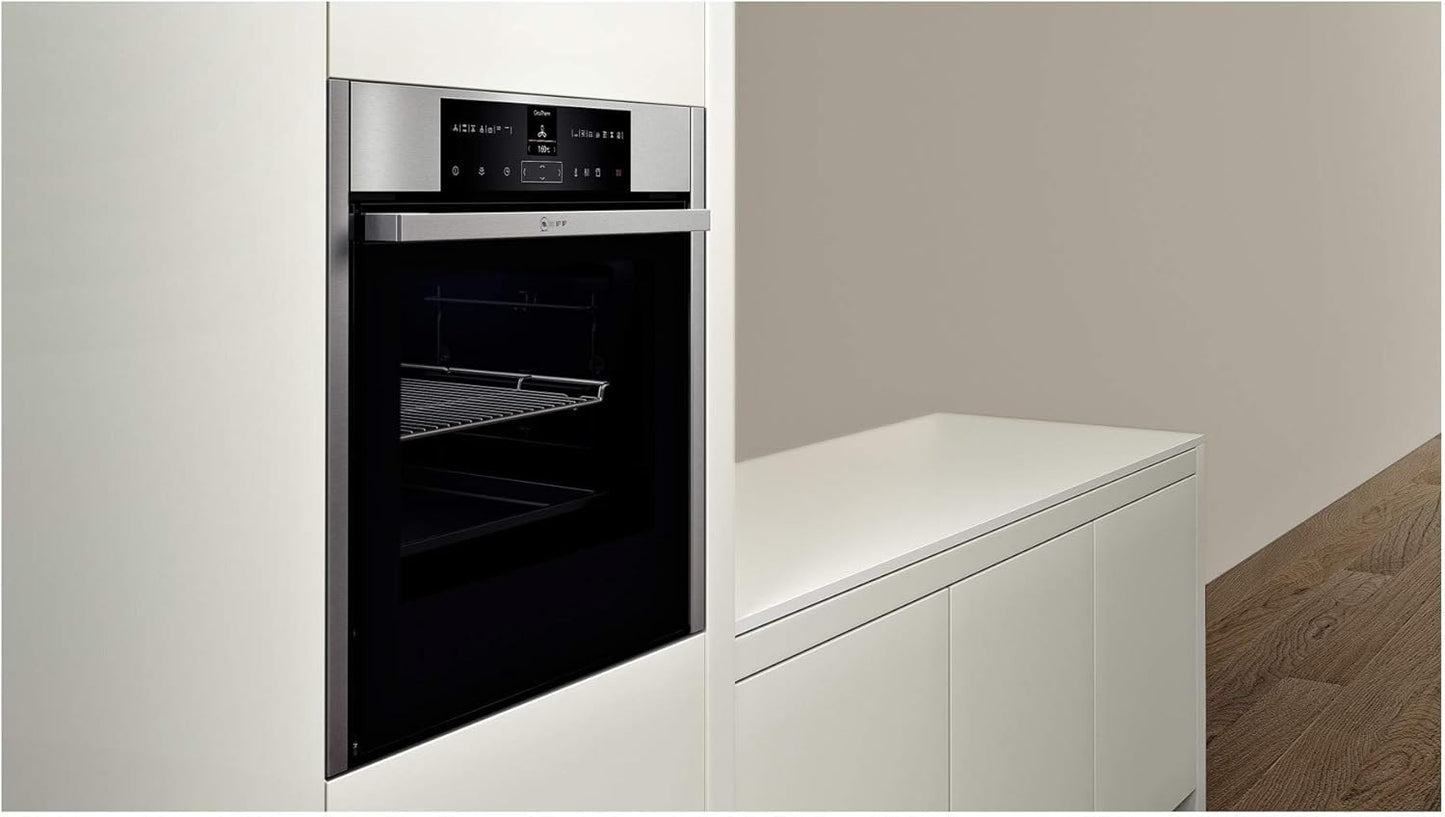 Neff B45VR22N0 71 L 3600 W A+ Noir, Acier Inoxydable