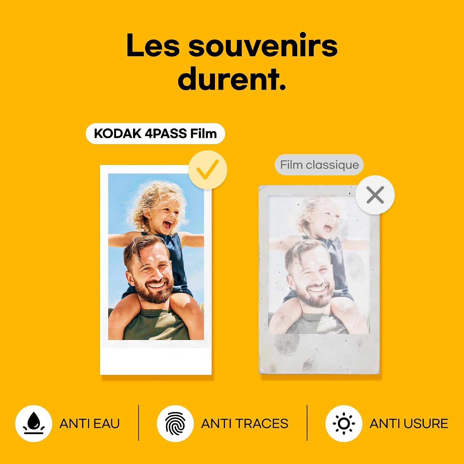 Imprimante Photo Portable  Mini 2 Retro 4PASS (5,3 X 8,6 Cm) + Paquet De 38 Feuilles, Noir | Compatible Bluetooth, Iphone Et Smartphone Android, Résistant Aux Taches, Résistant À L'Eau, Résistant À La Décoloration