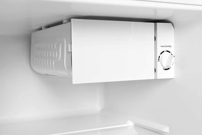 Melchioni ARTIC47LT Mini Réfrigérateur Silencieux, Congélateur Intégré, Réfrigérateur À Boissons, Compresseur Et Freezer, 47 Litres, Blanc