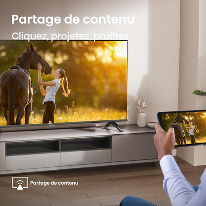 Hisense Téléviseur Connecté 40 Pouces 40A4Q - Full HD 60Hz, Mode Sport IA, Dolby Audio, VIDAA OS Avec Youtube, Netflix, Canal + (Modèle 2025)