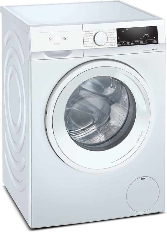 WN34A141 Iq300 Lave-Linge Séchant À Chargement Frontal Avec Capacité De 9/5 Kg, 1400 Tr/Min, Autodry, Speedpack L, Iqdrive, Aquastop, Blanc, 60 Cm