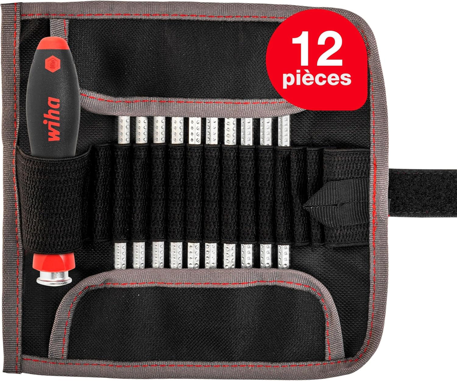 3591 Lot De 11 Tournevis À Fente/Cruciforme/Réversible | (03591) for Recessed Screws, Hex, Phillips, TORX, Slotted Incl. Roll-Up Pouch I Screwdriver Set