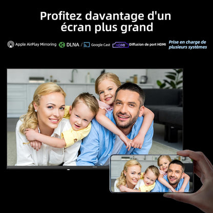 TV Connectée 40 Pouces Full HD Google TV Wi-Fi (L40FT) | Dolby Audio &Dbx-Tv, Triple Tuner DVB-C/T2/S2, Multiscreen, Prime Video & Netflix, HDR10 & HLG