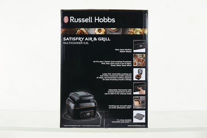 Air Fryer XL 5,5L [Multicuiseur: Frit, Cuit, Rôti, Grille] Friteuse Sans Huile & Gril (7 Programmes, Convient Au Lave-Vaiselle, Contrôle Température, 260°) Satisfry 26520-56