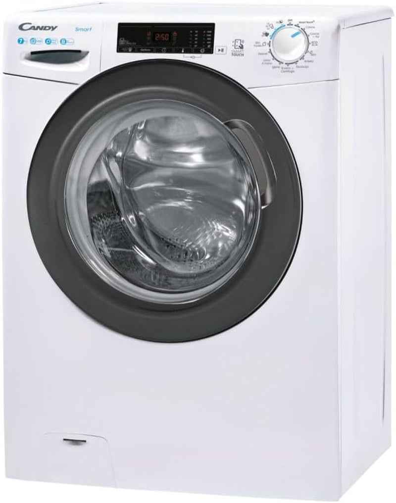 Smart CSS4127TRE/1-11 Lavatrice Libera Installazione Caricamento Frontale 7 Kg 1200 Giri/Min D Bianco