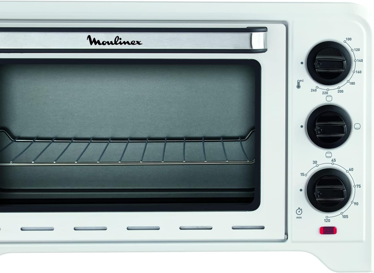 Four Optimo 19 L, Cuisson Pain, Pizza, Tartes, Gâteaux, Pâtisseries, 6 Modes De Cuisson, Chaleur Traditionnelle, Blanc OX441110