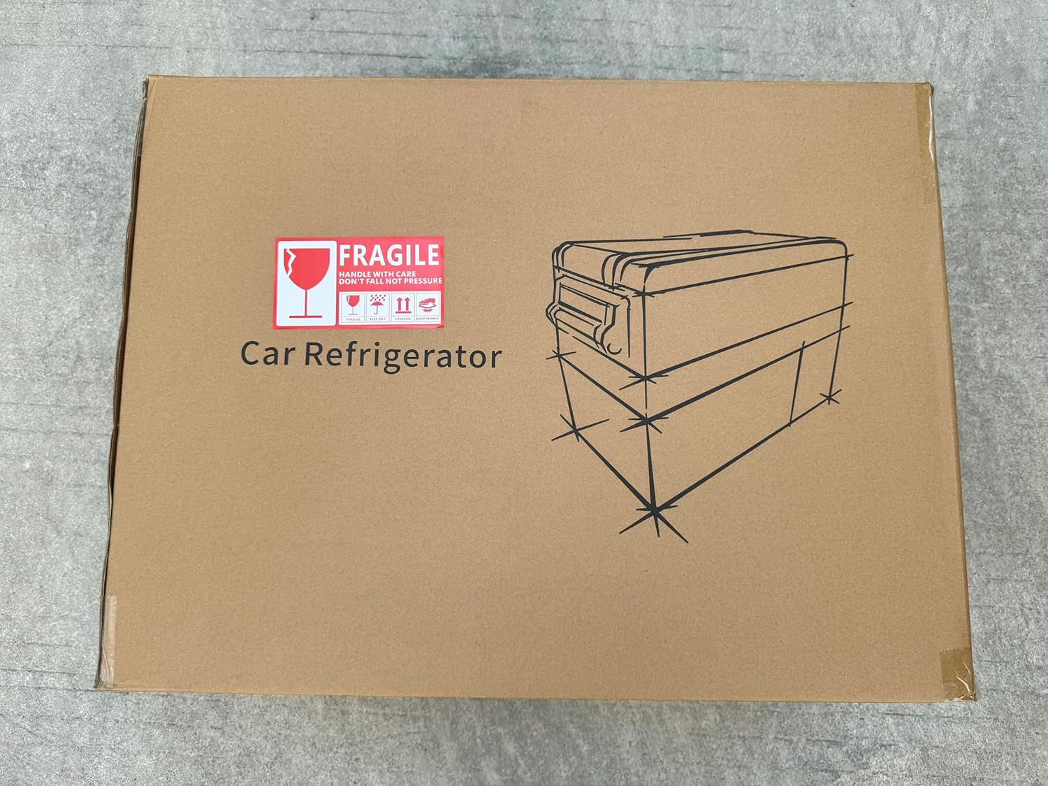 Réfrigérateur Portable À Compression 45 L,Réfrigérateur De Voiture 693 X 345 X 456 Mm，Mini Frigo Glacière Électrique 60W Réfrigération Rapide Conduite Sécurisée Pour Maison/Voiture/Camping