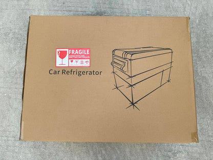 Réfrigérateur Portable À Compression 45 L,Réfrigérateur De Voiture 693 X 345 X 456 Mm，Mini Frigo Glacière Électrique 60W Réfrigération Rapide Conduite Sécurisée Pour Maison/Voiture/Camping