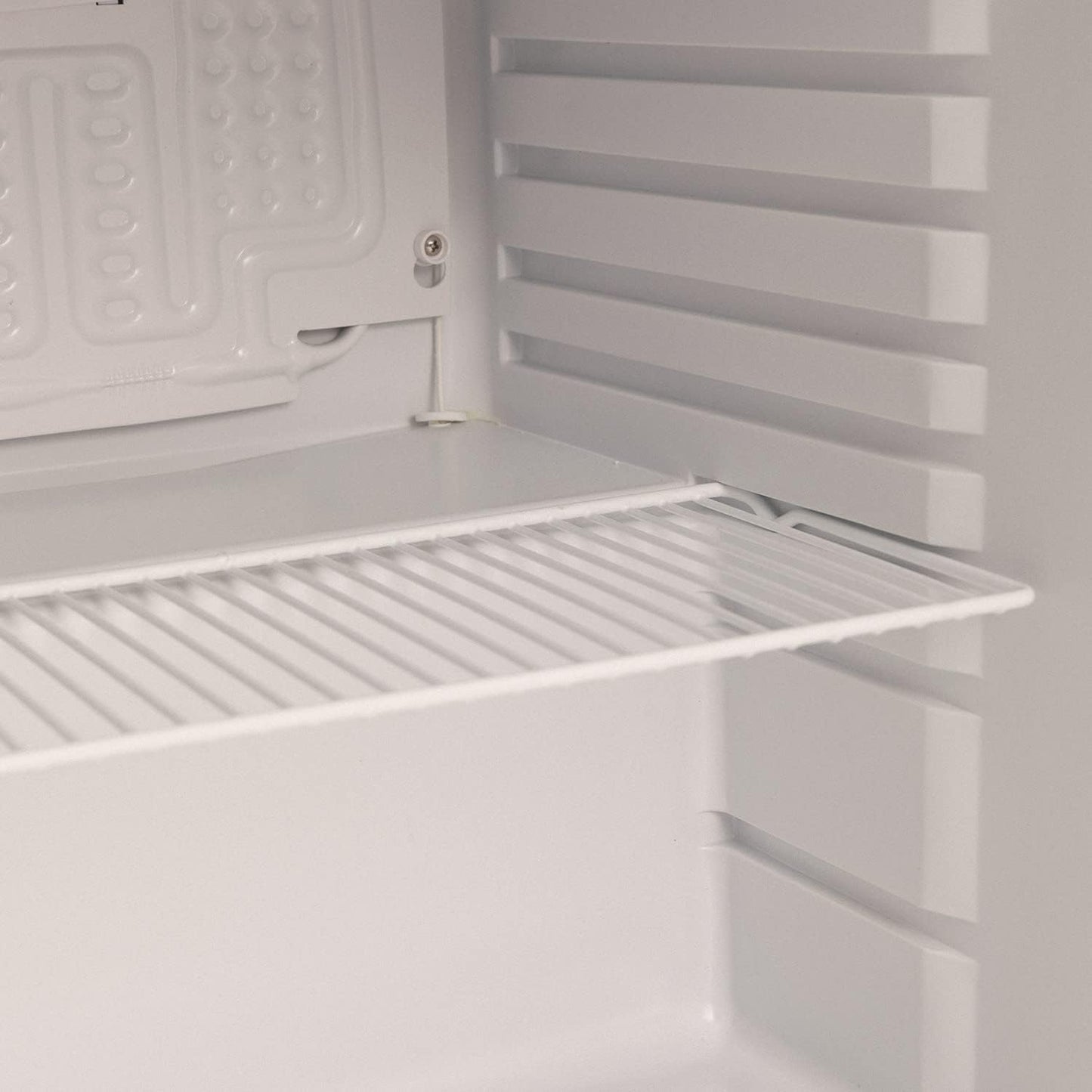 / RETRO FRIDGE 50 Gold/Réfrigérateur Blanc Cassé Avec Poignée Or/Pratique Et Fonctionnel, Matériaux Résistants