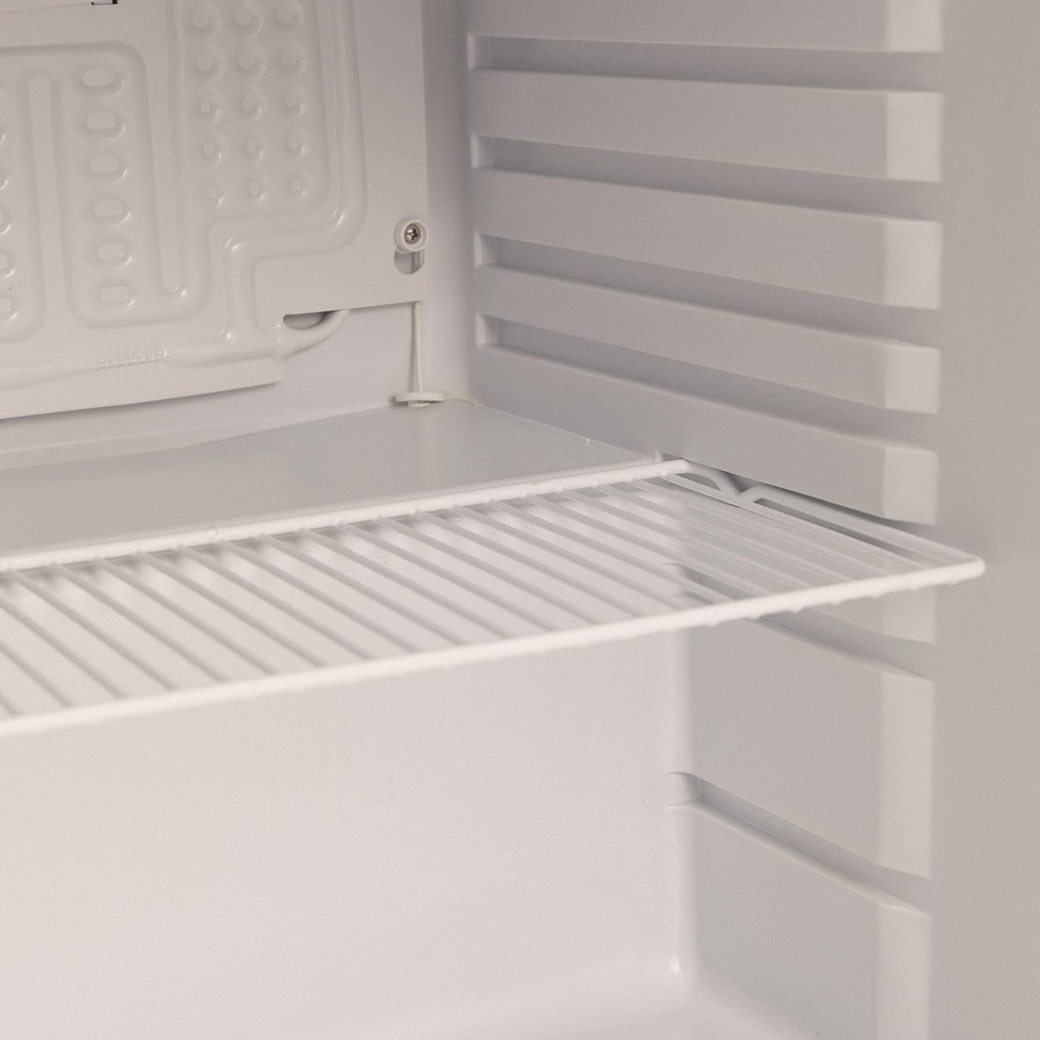 / RETRO FRIDGE 50 ROSE Gold/Réfrigérateur Blanc Cassé Avec Poignée or Rose/Pratique Et Fonctionnel, Matériaux Résistants