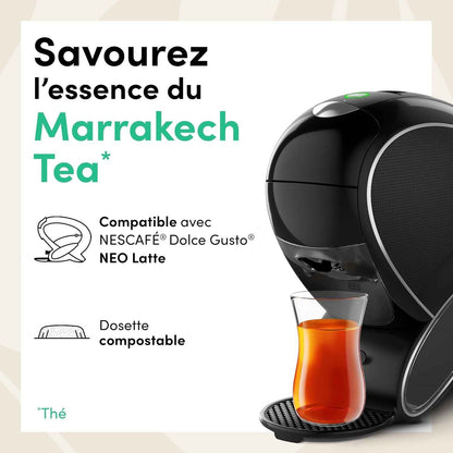 Marrakech Tea , 60 Sachets De Thé , 5 X 12 | Sachets De Thé Pour Infusion Rapide , Compatibles Uniquement Avec Les Machines NDG NEO , Technologie Infusion Airfoam