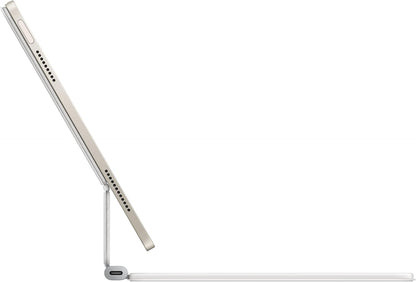 Étui Magic Keyboard Pour Ipad Air 11 Pouces (M3), Confort De Frappe Exceptionnel, Trackpad Intégré, Français - Blanc