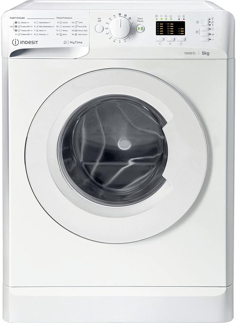 Indesit MTWSA 51051 W EE Machine À Laver Autonome Charge Avant 5 Kg 1000 Tr/Min Blanc