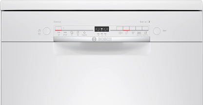 SMS2ITW11E Série 2, Lave-Vaisselle De Libre Installation, Home Connect, Diagnostic À Distance, Assistant Au Lavage, Programme Préféré, Ecodosage, Blanc, 60 Cm