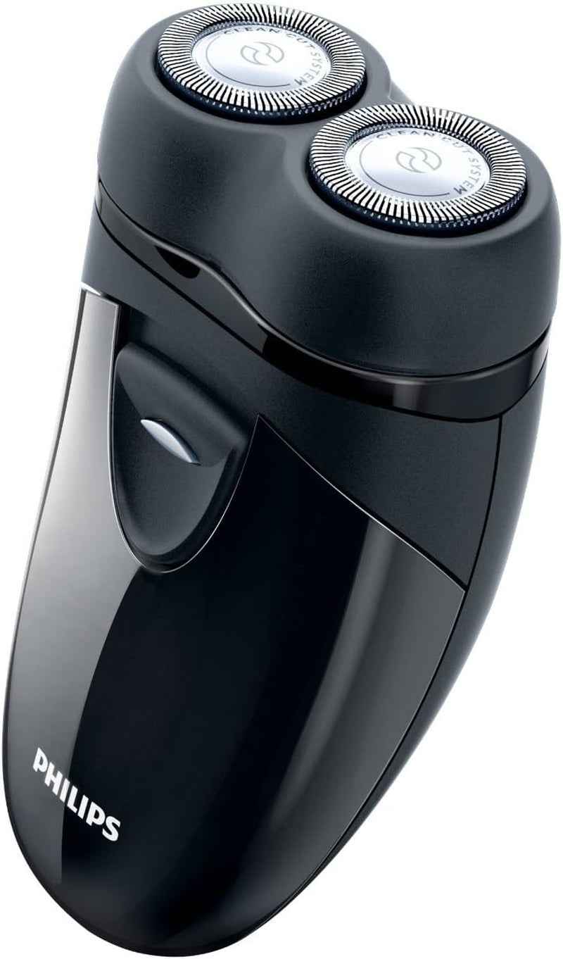Norelco Travel Men'S Shaver with Close-Cut Technology and Independent Floating Heads, Self-Sharpening Blades, 2 X AA Batteries Included by Phillips Norelco