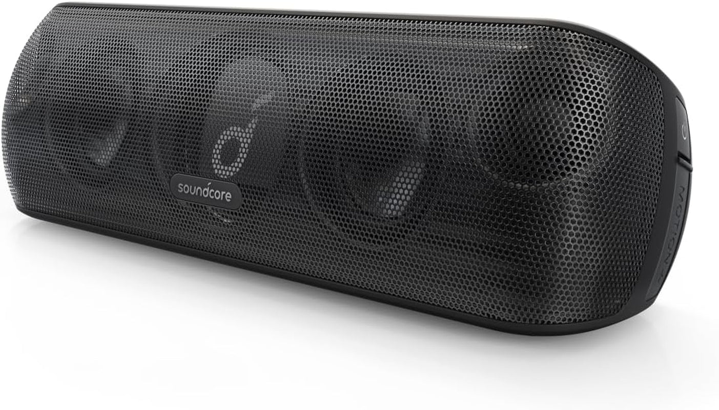 Par Anker Motion+ Enceinte Bluetooth Puissante | Son Hi-Res 30 W, USB-C, 12 Heures D'Autonomie, Étanchéité IPX7, Application Avec EQ Modifiable, DSP Avancé Et Audio Fidèle