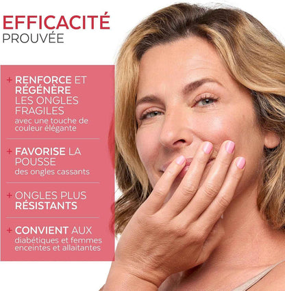 Vernis Durcisseur Ongles - Gloss Éclat | Répare Et Renforce Les Ongles Abîmés Et Fragilisés Par Les Vernis Semi-Permanents | Biotine, Silicium, Kératine | Développé Par Un Podologue En Suisse