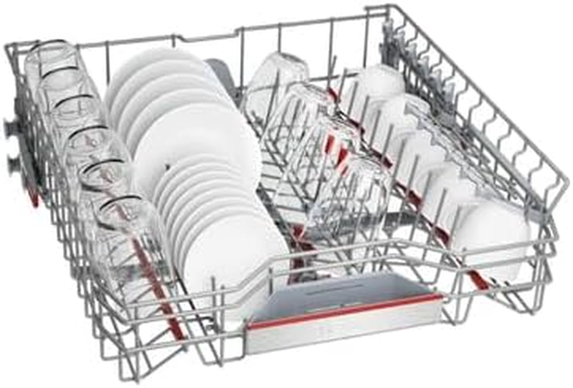 SMI6ECS93E - Série 6 - Lave-Vaisselle Encastrable Avec Bandeau - Home Connect - 13 Couverts - Silence plus 40 Db - Metallic