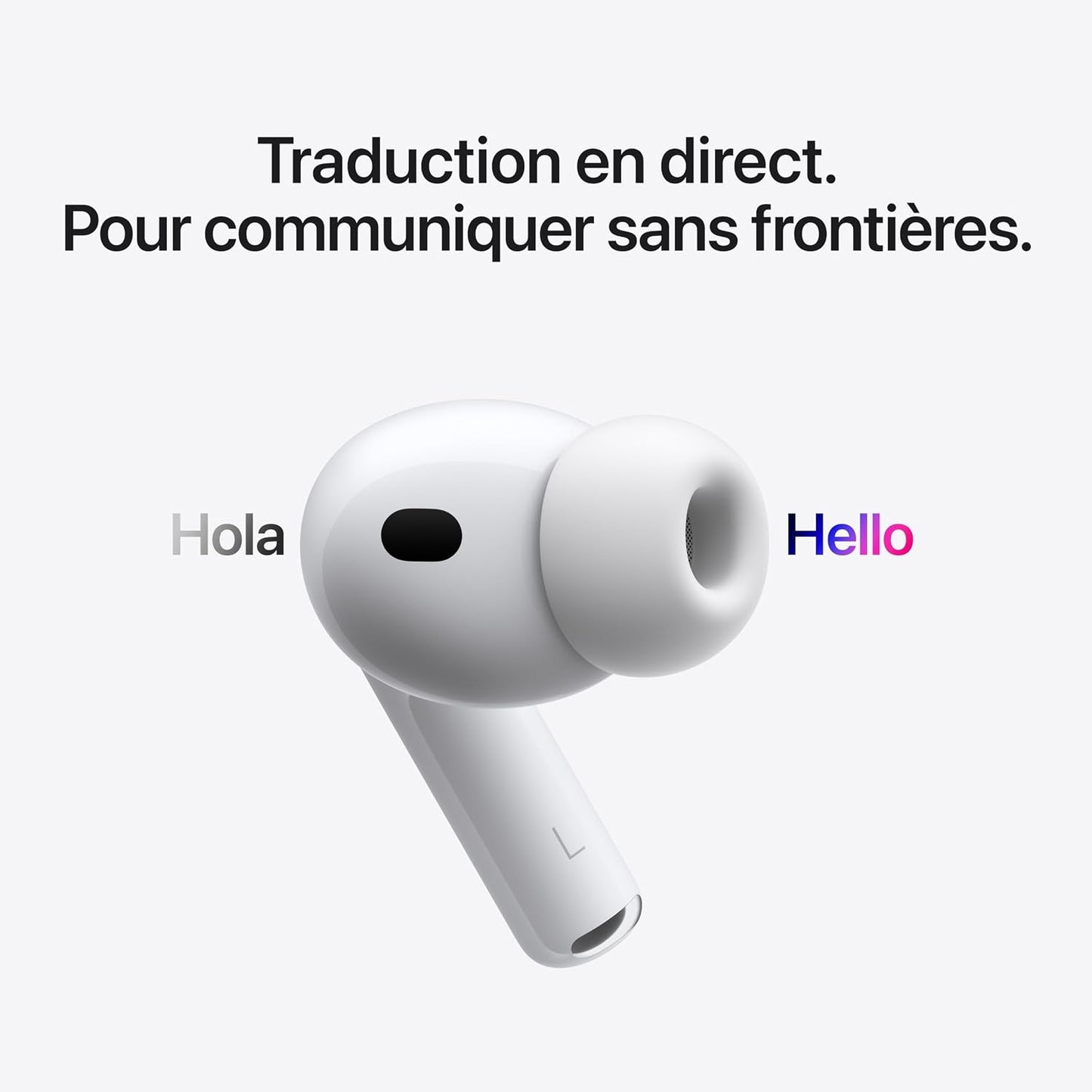 Airpods Pro 3 Écouteurs Sans Fil, Réduction Active Du Bruit, Détection De La Fréquence Cardiaque, Écouteurs Bluetooth, Audio Spatial, Son Haute-Fidélité, Recharge USB-C