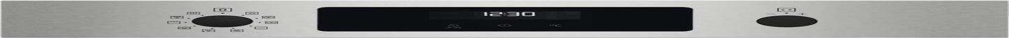 Zanussi ZOPXD6X2 Four Multifonction Avec Nettoyage Pyrolytique, 9 Positions Avec Cavité XXL, Diplay LED, Horloge Électronique + Télécommandes Escamotables, Rails Télescopiques 1 Niveau, Inox, A+, 72