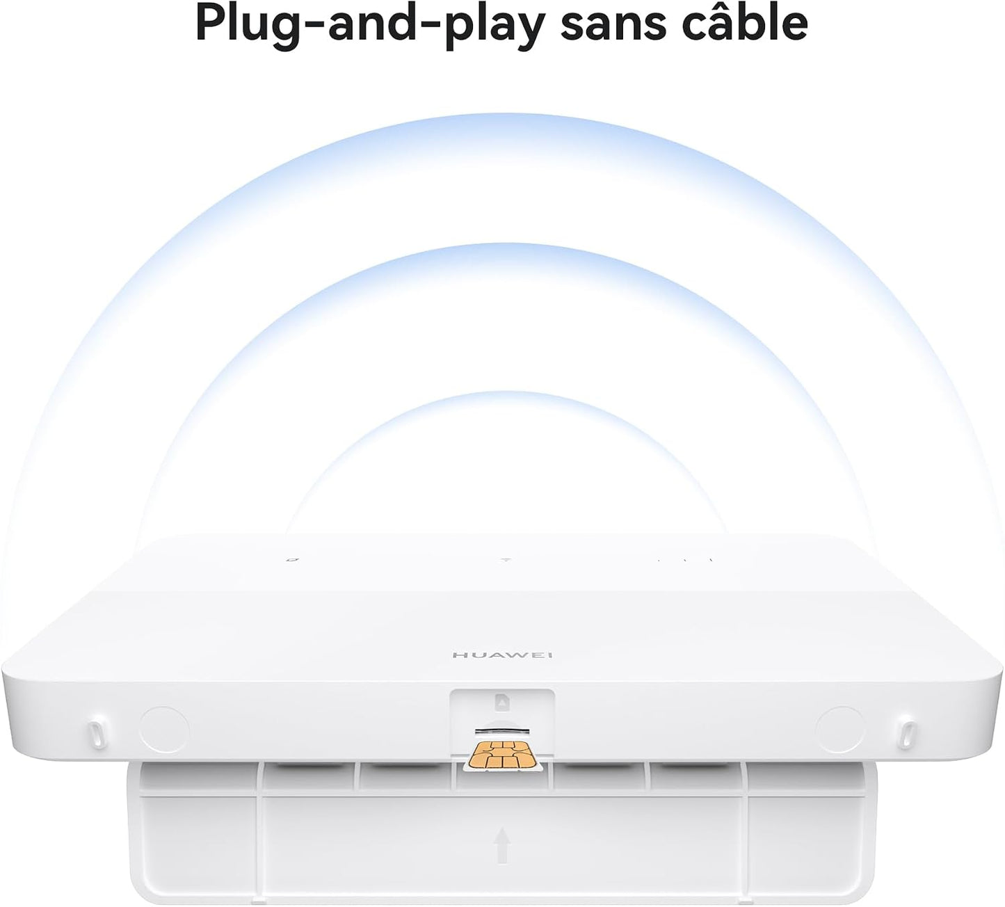 Routeur 4G+ CPE 5, B636, Routeur SIM LTE, Cat 7+, Wi-Fi 6 AX3000 | DL 400Mbps UL 200Mbps, 4 LAN Ports Ethernet, Diagnostic Wi-Fi Visualisé, Couverture De Signal De Qualité Industrielle
