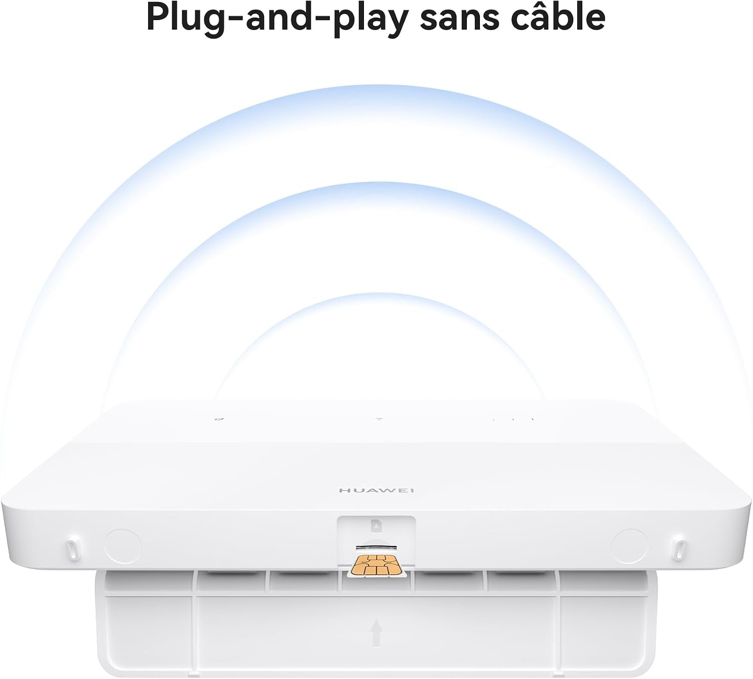 Routeur 4G+ CPE 5, B636, Routeur SIM LTE, Cat 7+, Wi-Fi 6 AX3000 | DL 400Mbps UL 200Mbps, 4 LAN Ports Ethernet, Diagnostic Wi-Fi Visualisé, Couverture De Signal De Qualité Industrielle