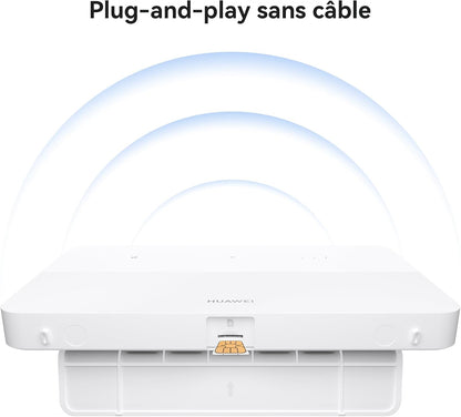 Routeur 4G+ CPE 5, B636, Routeur SIM LTE, Cat 7+, Wi-Fi 6 AX3000 | DL 400Mbps UL 200Mbps, 4 LAN Ports Ethernet, Diagnostic Wi-Fi Visualisé, Couverture De Signal De Qualité Industrielle
