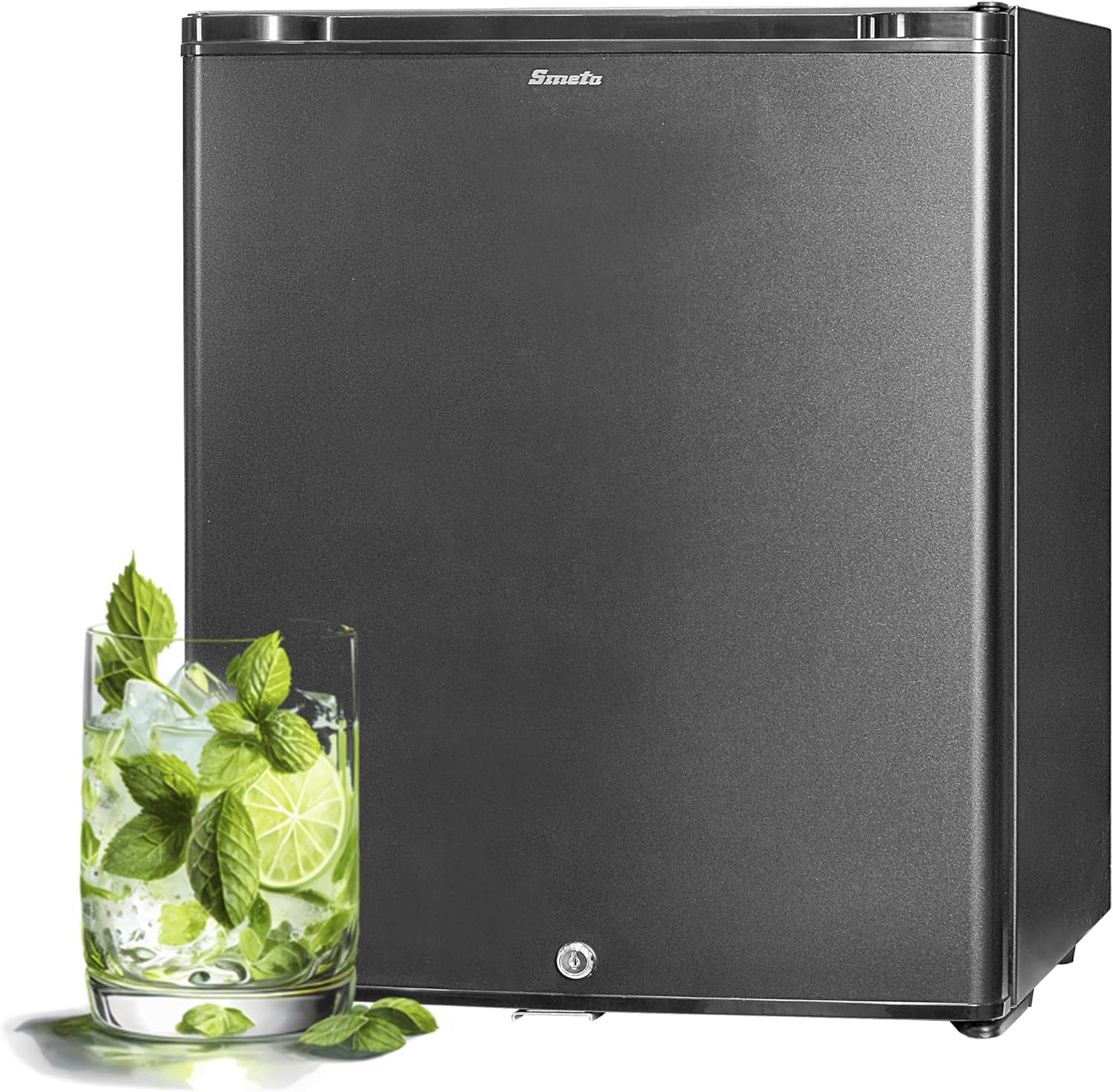 Frigo 12V Camping Car, Mini Frigo 12V 30L, Frigo Caravane, Petit Frigo Bar Avec Serrure, Pour Voiture Van Fourgon Chambre, Silencieux, Noir