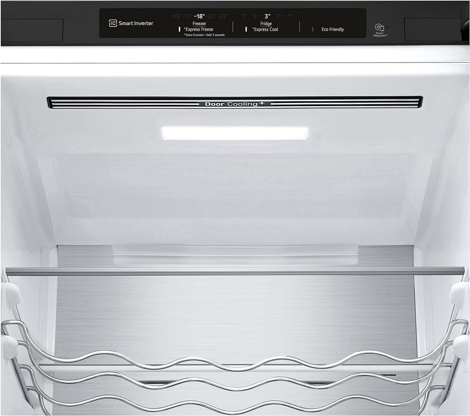 Electronics GBB72MCVBN Réfrigérateur-Congélateur - Capacité Utile : 384 L - Classe D'Efficacité Énergétique - Noir Mat - 203 Cm - Compresseur Linéaire Inverseur - Noir Mat Métallisé