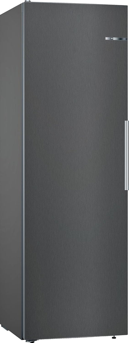 Serie 4 KSV36VXEP Réfrigérateur Autoportante 346 L E Noir, Acier Inoxydable