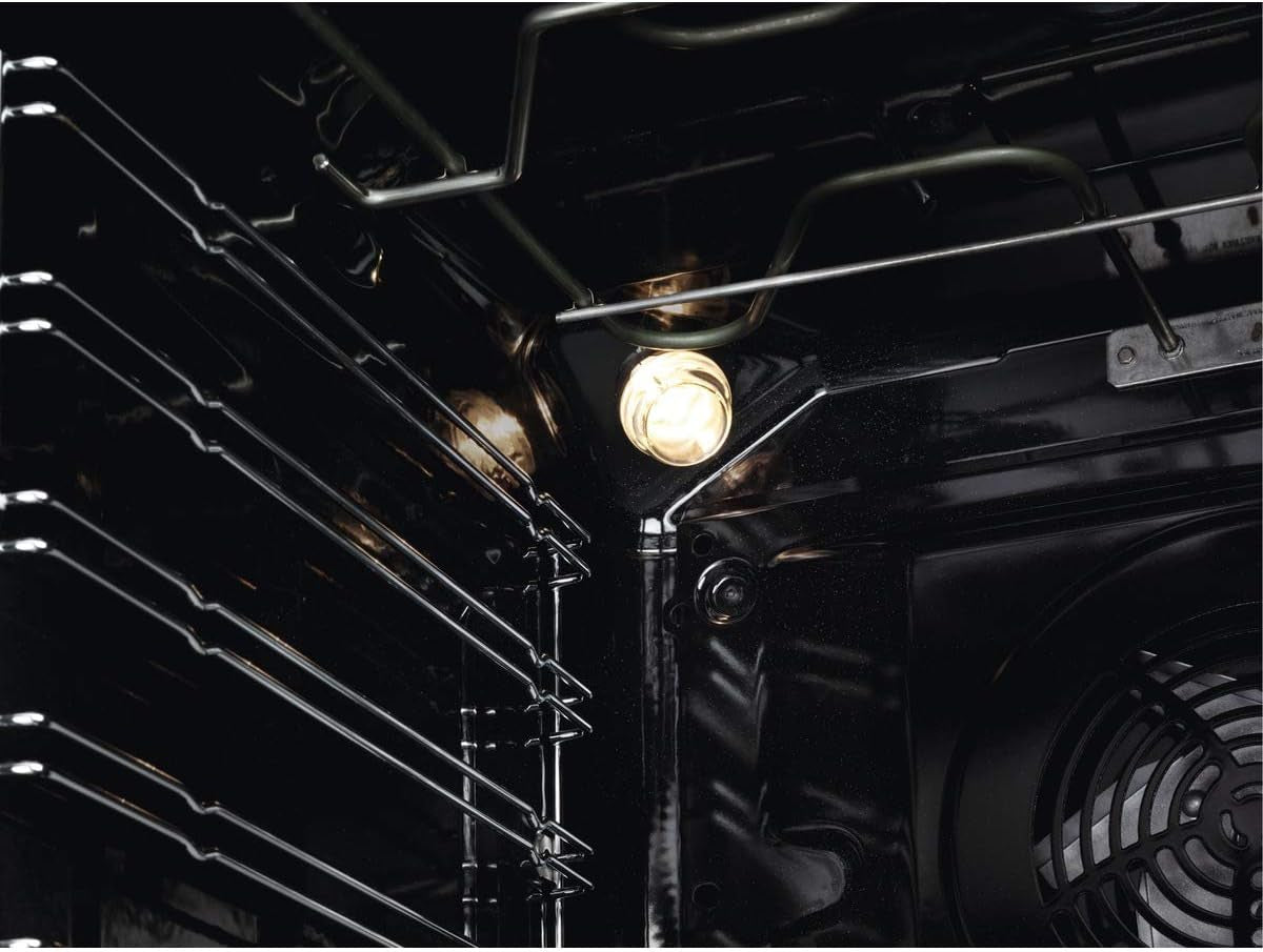 Zanussi ZOPXD6X2 Four Multifonction Avec Nettoyage Pyrolytique, 9 Positions Avec Cavité XXL, Diplay LED, Horloge Électronique + Télécommandes Escamotables, Rails Télescopiques 1 Niveau, Inox, A+, 72