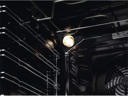 Zanussi ZOPXD6X2 Four Multifonction Avec Nettoyage Pyrolytique, 9 Positions Avec Cavité XXL, Diplay LED, Horloge Électronique + Télécommandes Escamotables, Rails Télescopiques 1 Niveau, Inox, A+, 72
