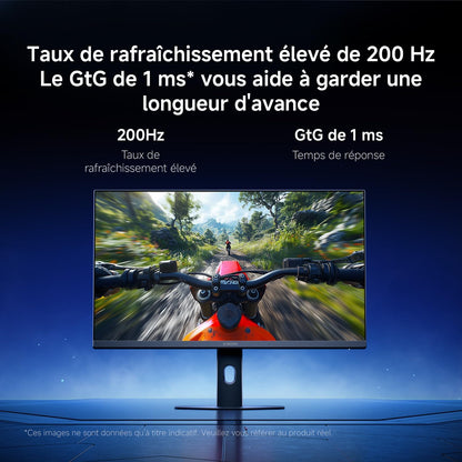 27 Pouces Gaming Moniteur, 200Hz1Ms Gtg,Freesync Premium P27FDA-RGGL | HDR 400, Fast IPS, 100% Srgb, 95% DCI-P3, ΔE < 2, Certification TÜV Faible Lumière Bleue (HDMI 2.0/DP 1.4)